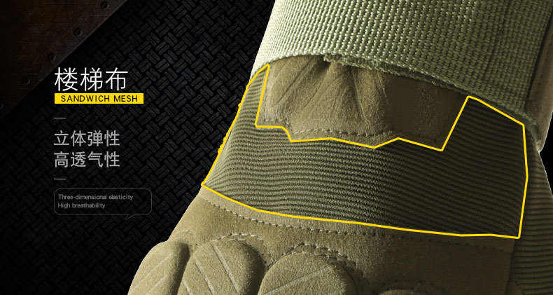 Tactical Gloves M Z190 Outdoor All Finger Tactical Protection Sports Training Special Forces Army Fan Riding Gloves_voghion.com