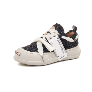 Shoes Women's 2025 Spring New Thick-soled Student All-match Board Shoes Canvas Shoes Breathable Sports Casual Shoes White Shoes