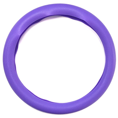Soft Silicone Car Steering Wheel – Steering wheel cover - silicone-purple-steering-wheel-1-38cm