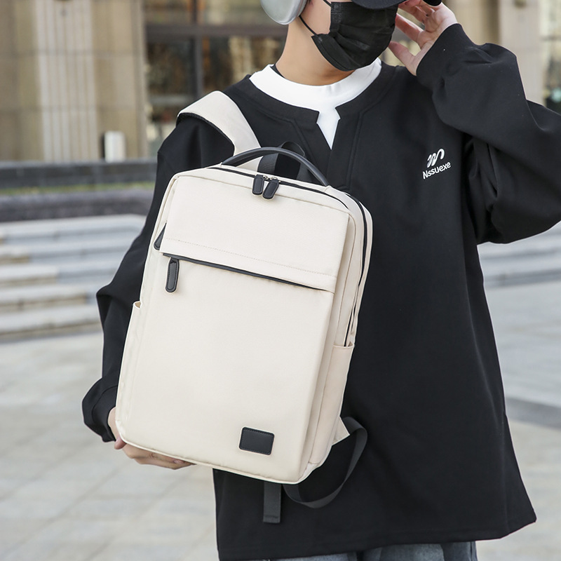 Ocio con bolsos de hombro, bolsos ligeros para mujeres, mochilas para computadoras portátiles de cercanías de negocios, mochilas para estudiantes de primaria y secundaria simples para hombres