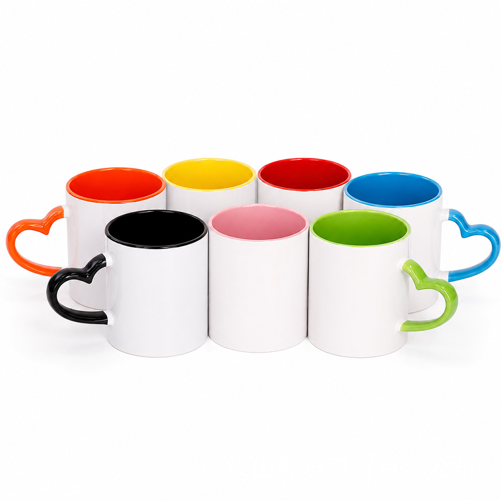 Fabricante de suministro de tazas de cerámica tazas de recubrimiento de color tazas de sublimación de color tazas de transferencia de calor patrón personalizado tazas image 9