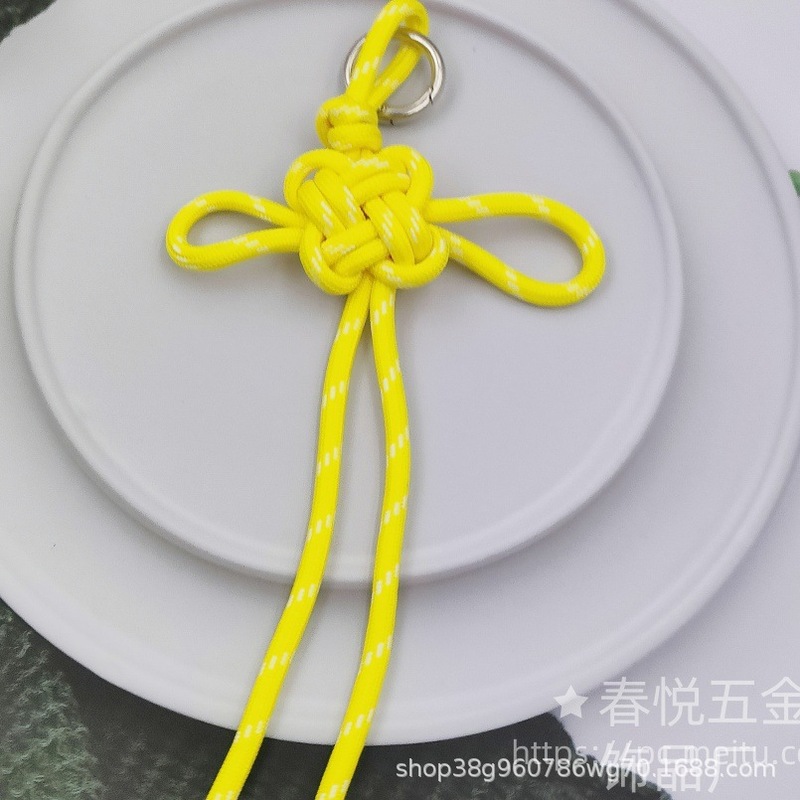 吉祥中国结包包挂件手机挂绳手工编绳中国风手机壳钥匙扣挂饰|undefined