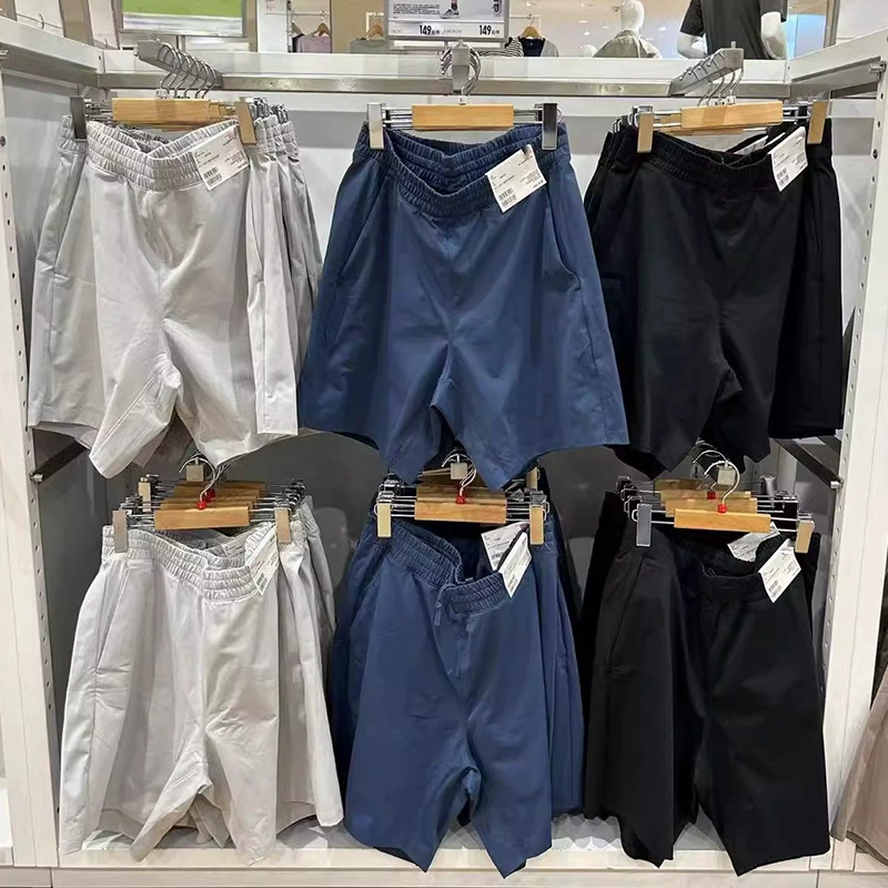 Примерочные для мужчин и женщин летняя быстрюхая высокая эластичная спортивная шорта супер-пухлые на открытом воздухе дышащие спортивные повседневные брюки 465207