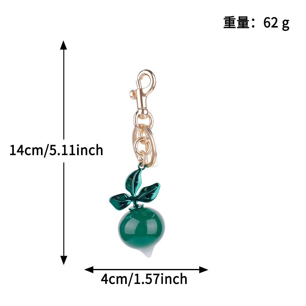 Transfronterizos directamente para bolsas de cereza colgantes de moda llaveras de automóviles llaveras de Amazon llaveras de metal accesorios de bolsas al por mayor