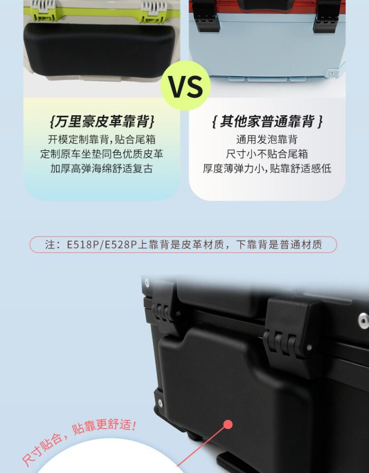 Wanlihao is suitable for the No.9 F2z110 electric vehicle tail box, motorcycle trunk F2z90, non-aluminum alloy, large capacity