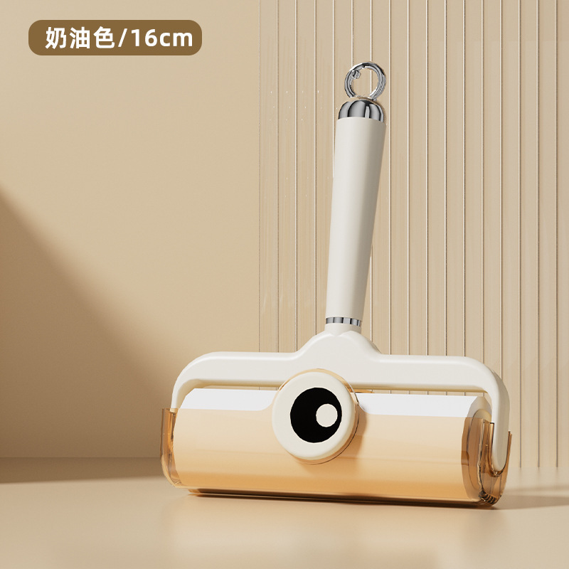 粘毛器滚筒带盖滚筒粘毛器加宽地毯毛发粘毛器可撕式纸宠物除毛器|undefined