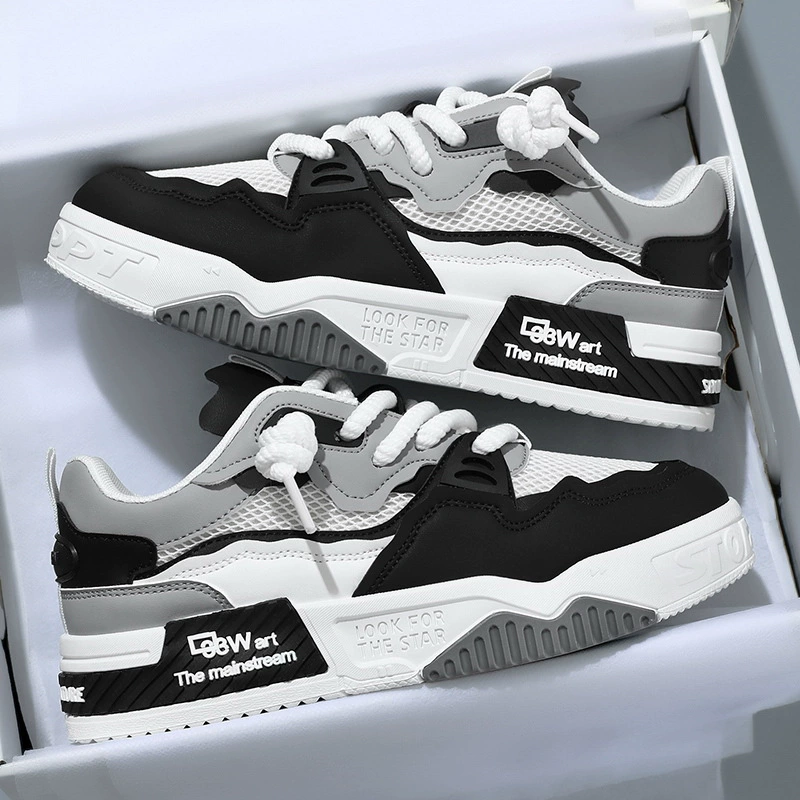 2025 плюс размер трансграничной внешней торговли новая мужская обувь четыре сезона модные дикие белые туфли на мягкой подошве