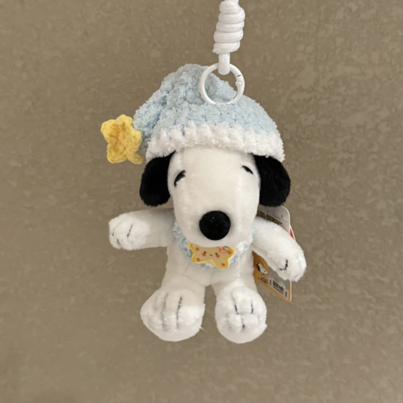 Authentic Snoopy Puppy Bag Pendant Cartoon Plush Cute Doll Keychain for Christmas Gift