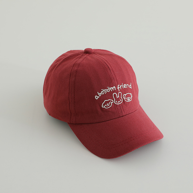 2-5 Sombreros de primavera y otoño delgados gorras de lengua de pato para niños y niñas sombreros de protección solar sombreros de béisbol de moda coreana