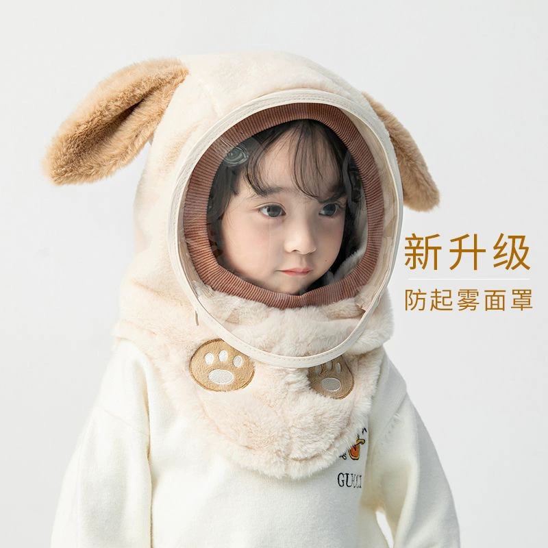 Зимняя детская шляпа теплая ветрозащитная шляпа