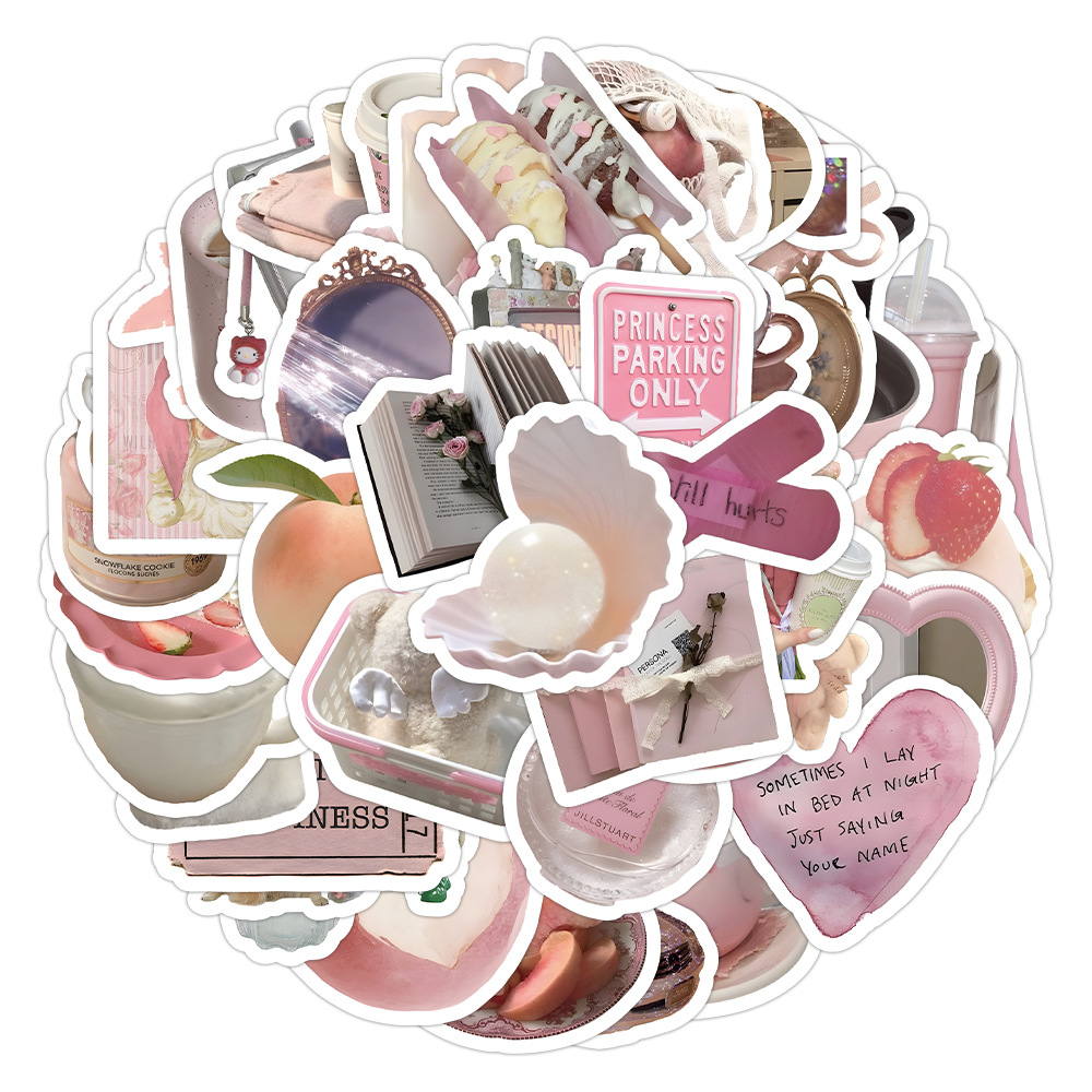 60 hojas de pegatinas de estilo retro, pegatinas de sellado de sobres de material de cuentas manuales frescas, pegatinas impermeables de venta caliente transfronteriza