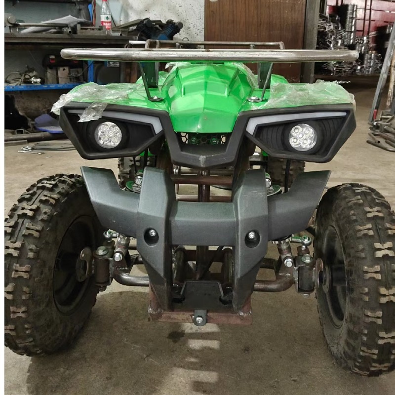 Little Warrior Atv, Electric Start 49Cc All-Terrain Four-Wheel Atv for Children's Park Entertainment and Rental Use