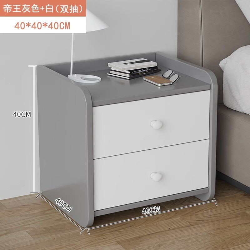 Mesita de noche dormitorio simple moderno pequeño Gabinete simple pequeña mesita de noche gabinete de almacenamiento Internet celebridad almacenamiento del hogar mesita de noche