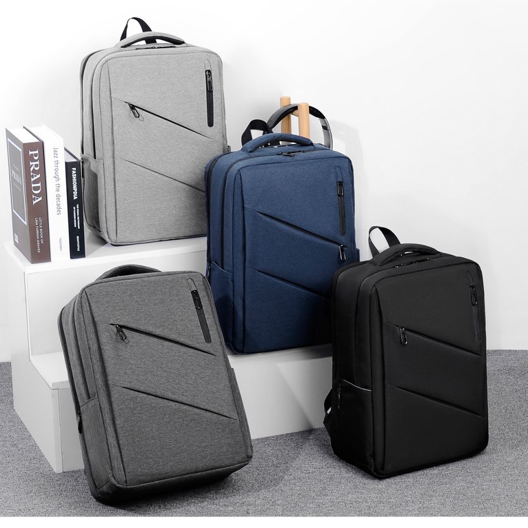 Mochila multifuncional personalizada USB logotipo imprimible bolsa de negocios tirón mochila de estudiantes bolsa de computadora de gran capacidad