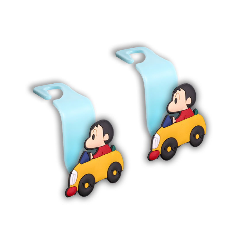 Meiyesi suministros de decoración de automóviles silla trasera gancho de coche celebridad de Internet hermoso gancho de dibujos animados suministros de la serie de almacenamiento