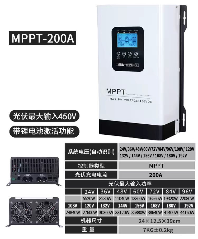 MPPT-200A (24-192V universal)