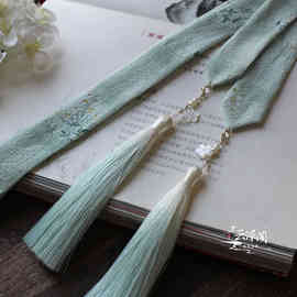 绾青丝多款原创中国风汉服渐变流苏发带古风头饰发饰