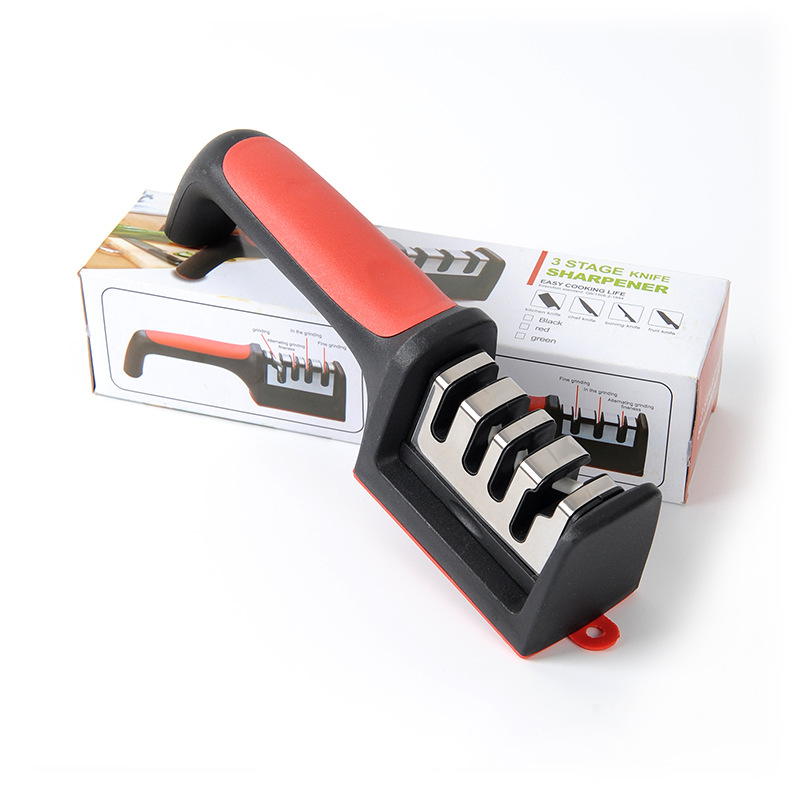 Afilador de cuchillos multifuncional de mano para cuchillos y tijeras nuevo modelo popular venta al por mayor