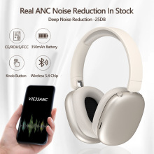 VJE35ANC主动降噪头戴式无线蓝牙耳机立体声音乐穿搭工厂现货耳麦