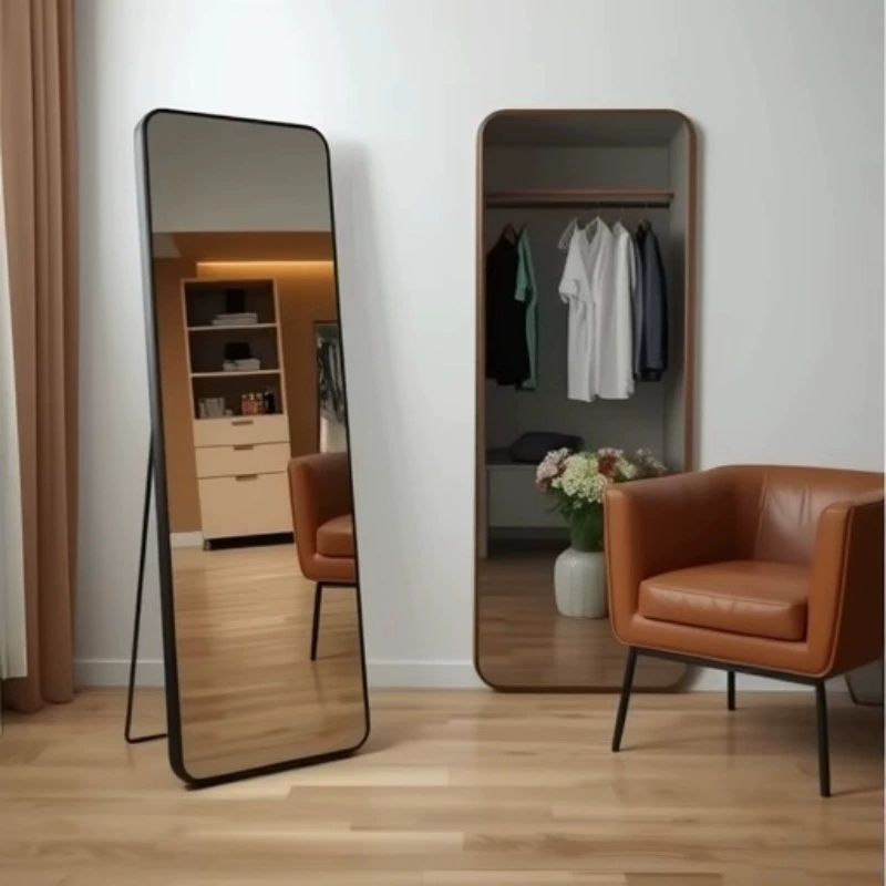 Зеркало в полный цвет Зеркало от пола до потолка домашнее минималистичное настенное зеркало для примерки студенческое общежитие сетка красное зеркало для девочек зеркало для спальни