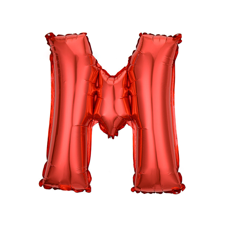 16 pulgadas letras inglesas globo rosa oro oro plata película de aluminio fiesta de cumpleaños fábrica al por mayor letra fiesta