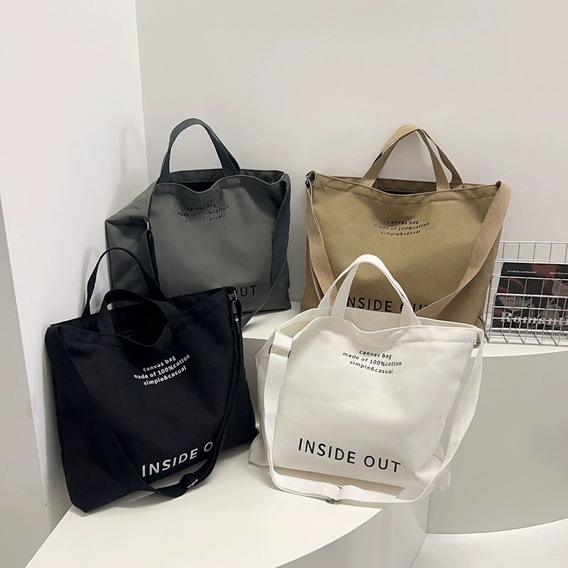 Shopping bag, capacious handheld and one-shoulder tote, 4 color options