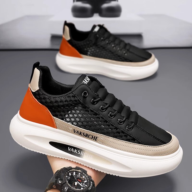 Summer Men's Shoes New Style Mesh Breathable Lightweight Casual Versatile Sports Style Trendy Men's High-End Forrest Gump Shoes