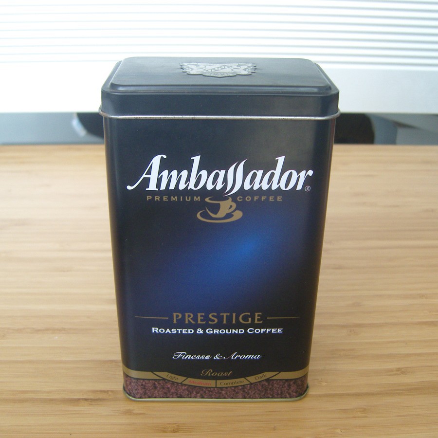 马口铁方形咖啡罐