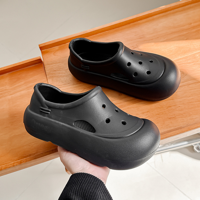 2026 léto nové boty Croc dámské svrchní oblečení se silnou podrážkou protiskluzové EVA šlapání Feeling zahradní baotou sandálové pantofle pro ženy
