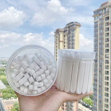 跨境现货白色压缩洗脸扑一次性海绵压缩条洁面扑旅行便携清洁面扑