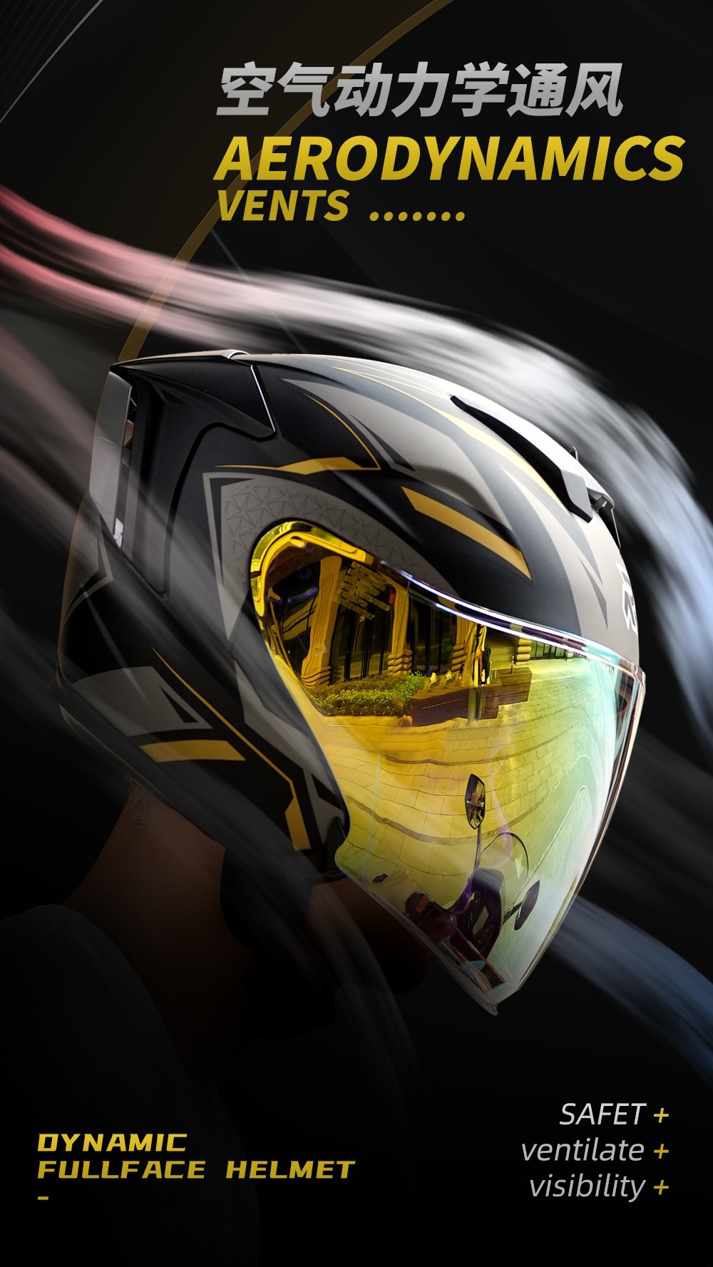RSV 3/4 Helmet for Men, Motorcycle Half Helmet, 3/4 Electric Vehicle Summer Helmet, 3C Certified, All-Season Safety Helmet