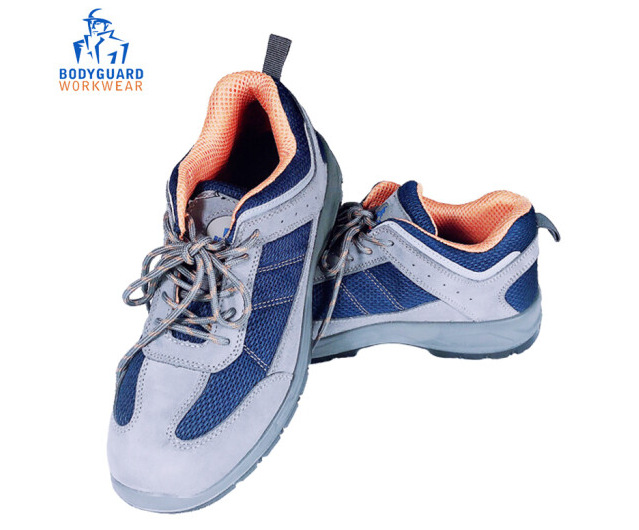 博迪嘉CF013 透气安全鞋 反绒皮减震防滑抗穿刺 36-47码可选