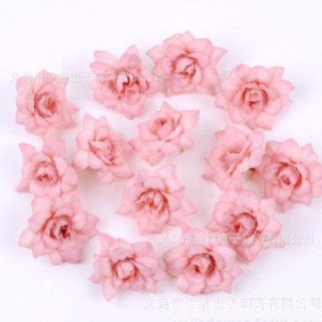 ピンクの造花、造花、DIY手作り漢服の頭飾り、ヘアアクセサリー、ウェディングフラワーウォール、痛バッグ、谷美素材|undefined