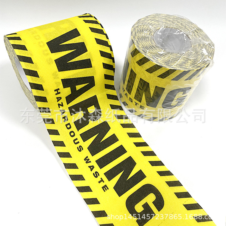 Supply personalized paper warning tips printing roll paper bedroom living room hand towel kitchen absorbent paper