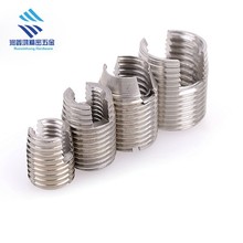 302型开槽自攻螺套M3*6 开槽内外牙螺母 牙套 螺纹护套 衬套