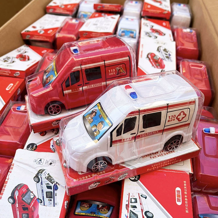 Поставка детской игрушечной машины скорой помощи в штучной упаковке автомобиль ручной толчок скутер интерактивная игрушка 2 юаня магазин универмаг