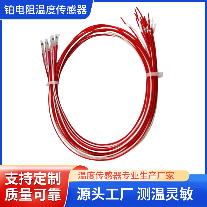 铂电阻塑封型PT100/PT1000温度传感器 电机马达专用