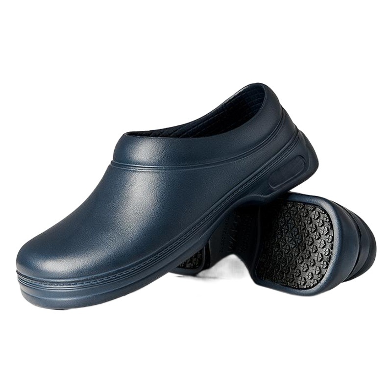 WAKO zapatos de chef sin cordones ZAPATOS DE TRABAJO antideslizantes impermeables a prueba de aceite antideslizante fábrica de alimentos taller Zapatos de trabajo Botas de lluvia Zapatos de Goma