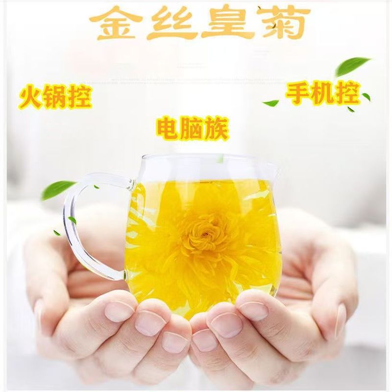 菊茶 菊金糸皇帝菊 黄菊貢菊清火 1杯 公式旗艦店 正規茶 非特級|undefined