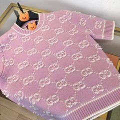 南油頂版G家25早春の新型シンプルな衝突色の立体ジャカードの雌ニットの名媛風ウールが咲きます。