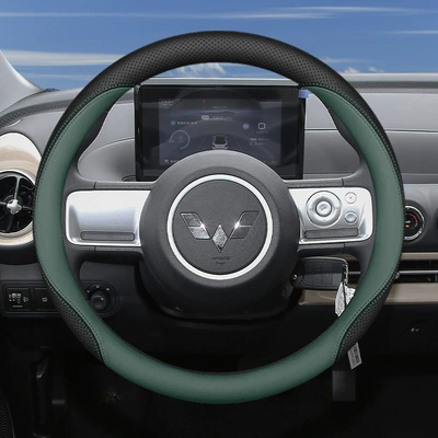 Cover, Steering wheel cover - black-avocado-green-other