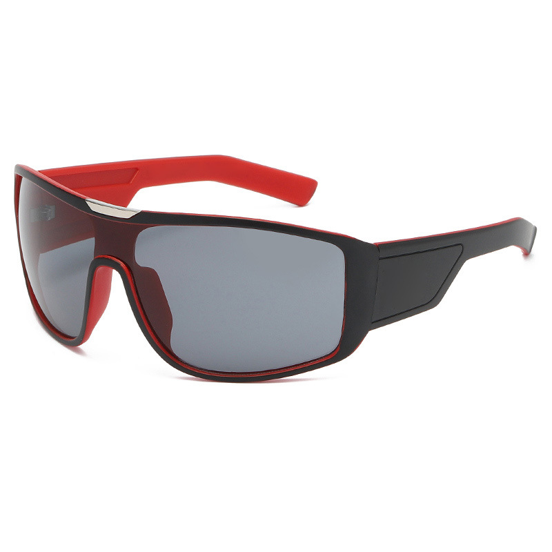 Nieuwe sportieve outdoor fietszonnebril uit één stuk, modieuze strandbril voor heren en dames, qs640_voghion.com