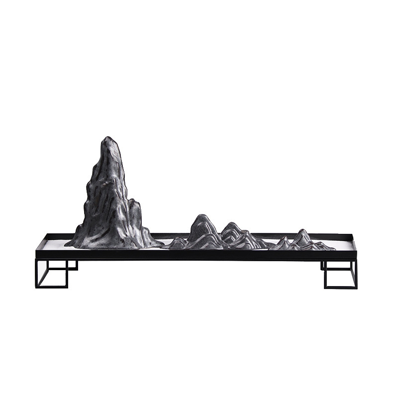 New Chinese-style ceramic rockery Zen ornaments Sales Office Model Room Living Room Tea Room Modern Home Craft Decorations New Chinese-style ceramic rockery Zen ornaments Sales Office Model Room Living Room Tea Room Modern Home Craft Decorations
