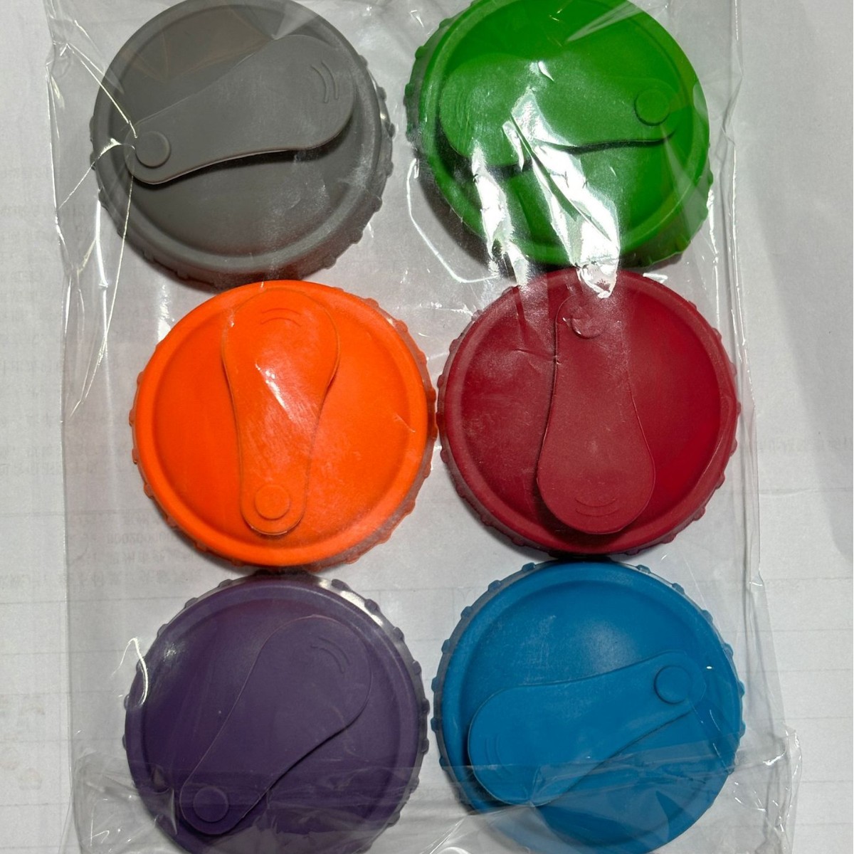 라운드 버튼 스타일 6색 세트