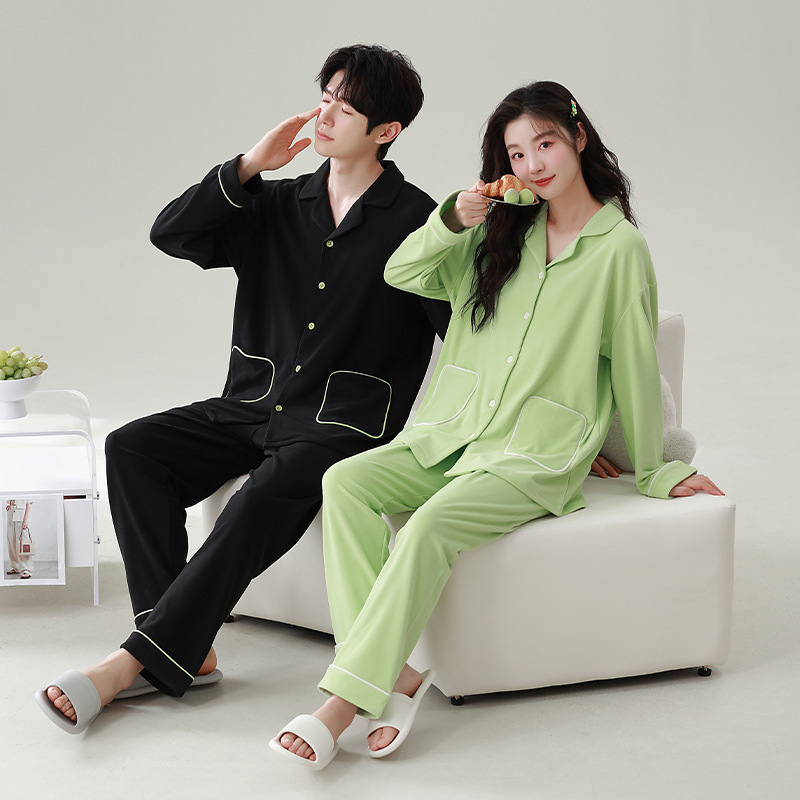 Couple Pajamas Women's Autumn and Winter Velvet Touch Winter Thin Velvet Super Soft Warm Home Clothes plus size suit