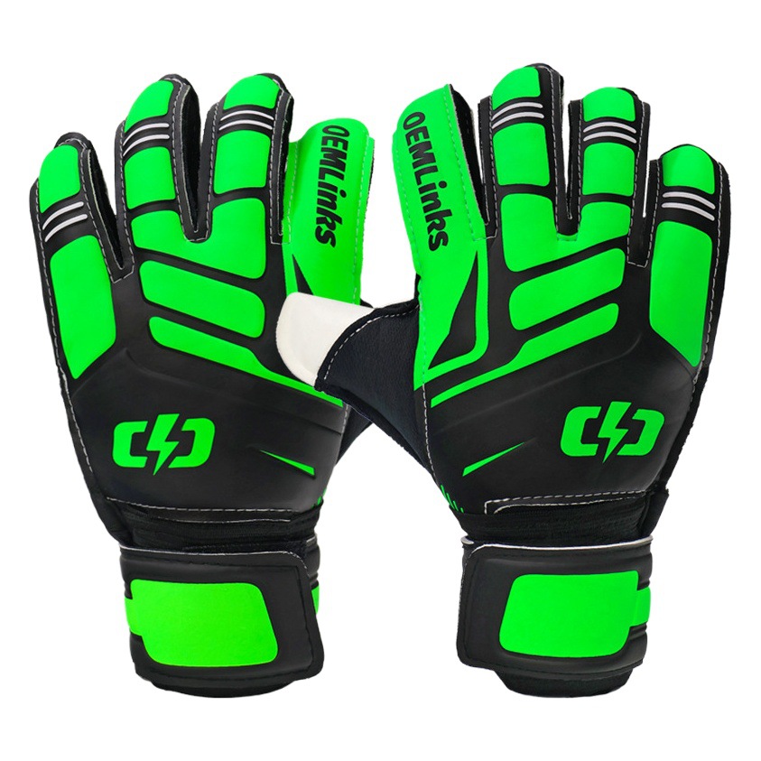 Cross-border hot sale football goalkeeper gloves goalkeeper professional finger guard equipment adult children non-slip wear-resistant gloves