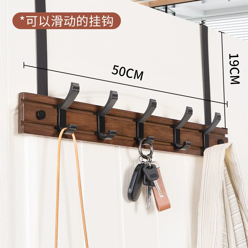 W8 door rear clothes hanger wall hanging without holes on the wall storage enclosure door hanging on the bedroom door