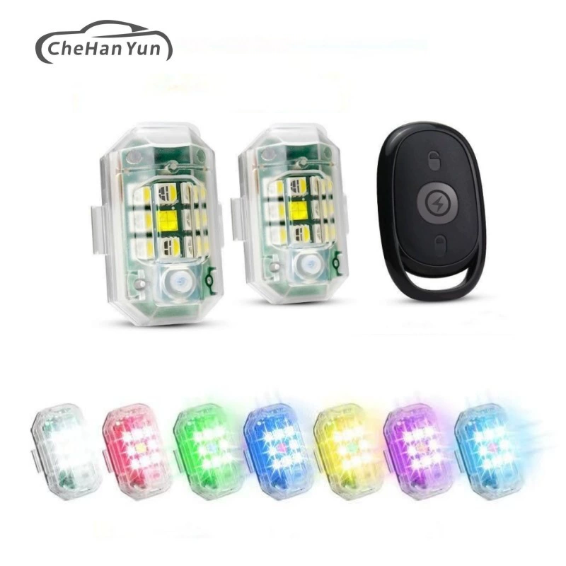 Автомобиль мотоцикл электромобиль БПЛА красочный пульт дистанционного управления светодиодный самолет свет многорежимная вспышка сигнальная лампа Открытый