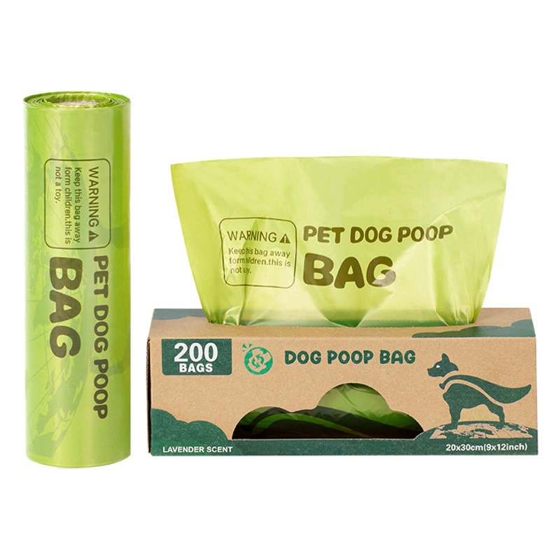 Новый утолщенный мешок для фекалий для домашних животных экологически чистый Разлагаемый мешок для дерьма мешок для табуретов большой рулон в коробке мешок для мусора для домашних животных