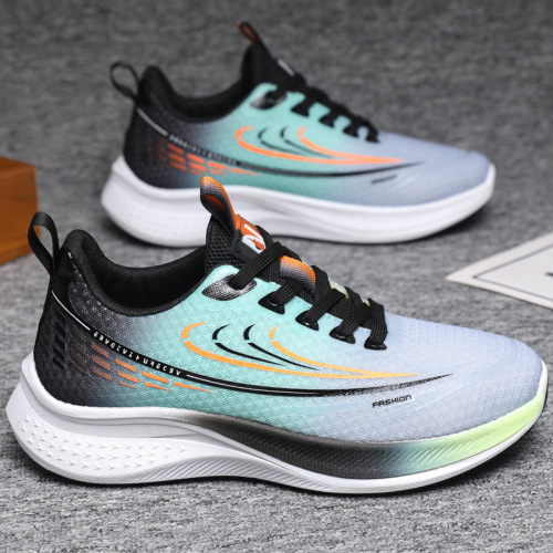 Running shoes for men, large size, shock-absorbing, marathon, breathable, sports shoes for men, spring and summer, sports and casual shoes for men
